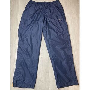Vintage Nike Windbreaker Track‎ Pants Mens XL Lined Baggy Y2K Lined Zip Ankle